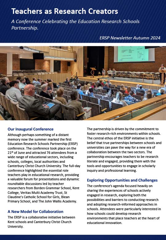 Image of first page of the Autumn 2024 newsletter